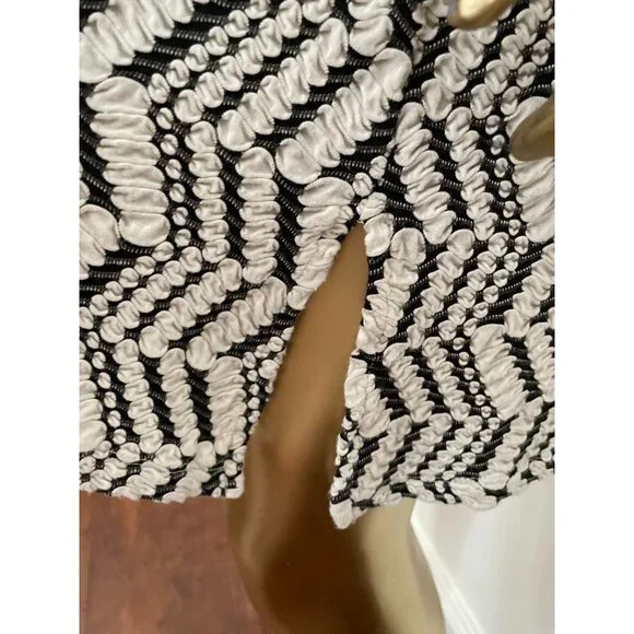 Ali Miles Women's 2X Textured Soft Fabric Design Dress - Picture 7 of 9